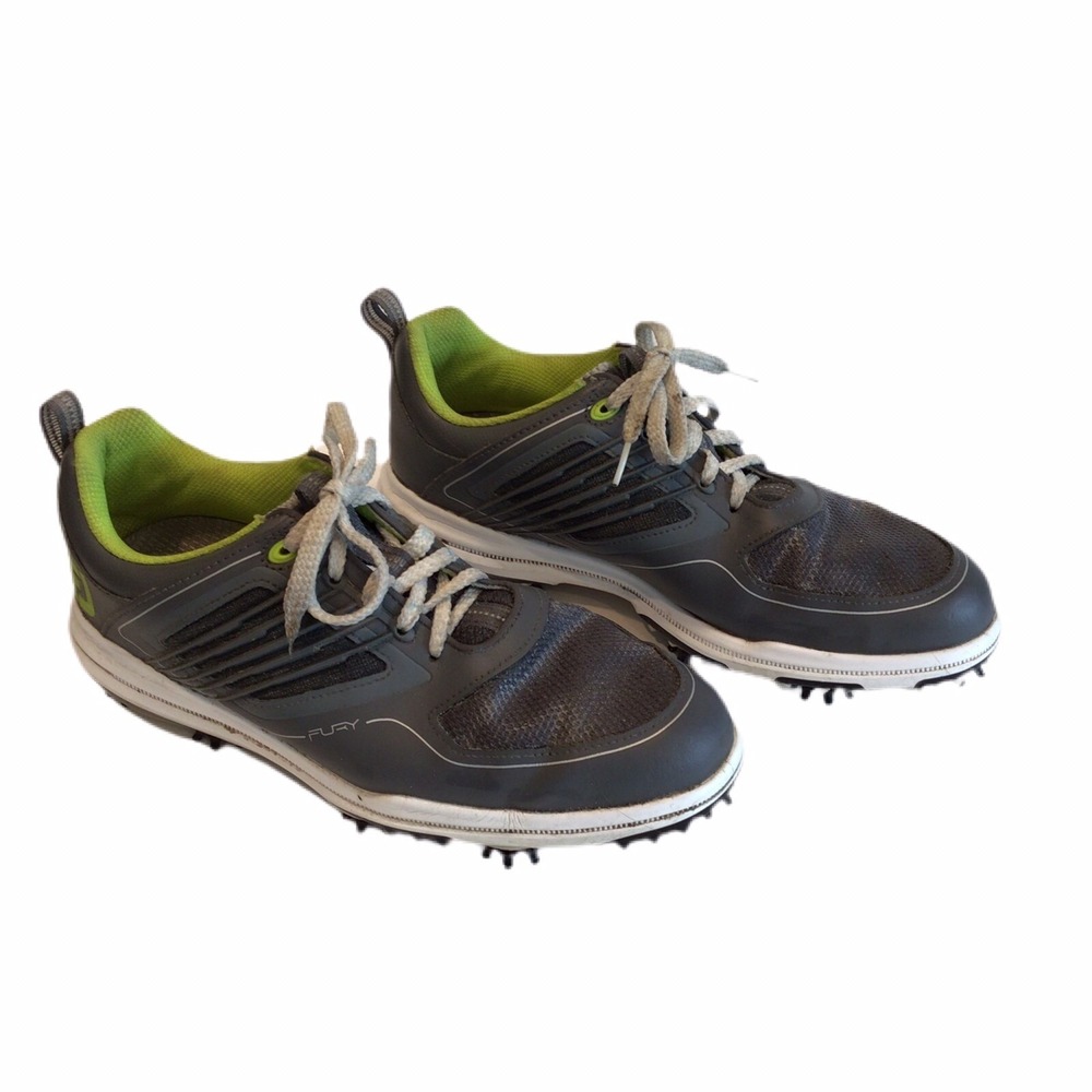 FootJoy Fury Golf Shoes Waterproof‎ 51102 Grey Green White Men's Size 8M